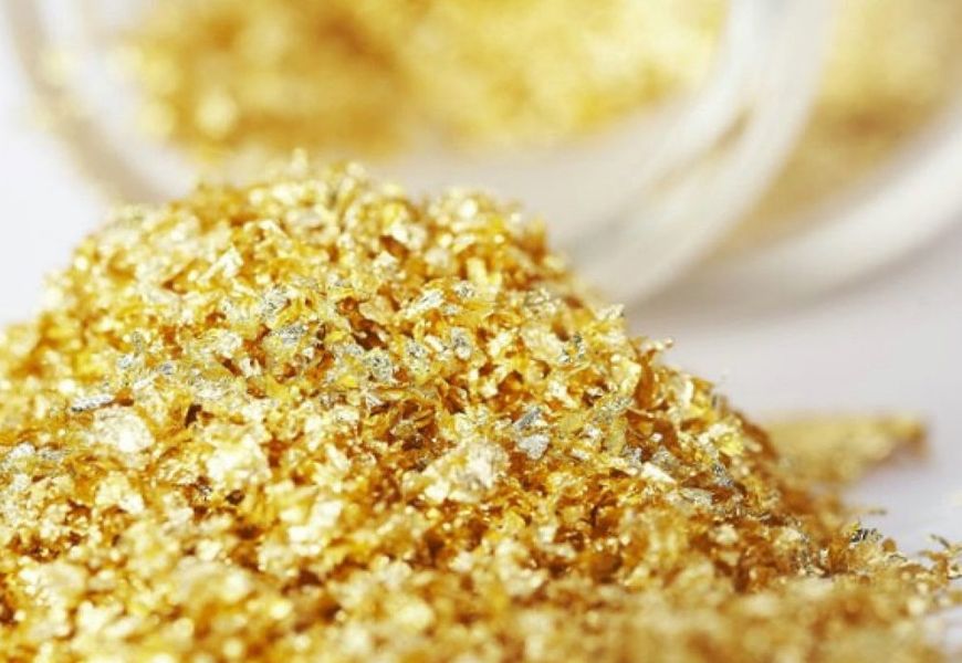 Conditions and shelf life of edible gold