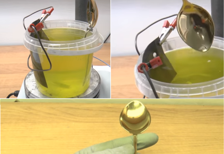 Galvanic method of gilding