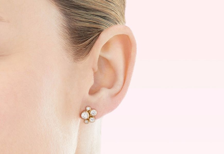 Boucles d'oreilles en or 750