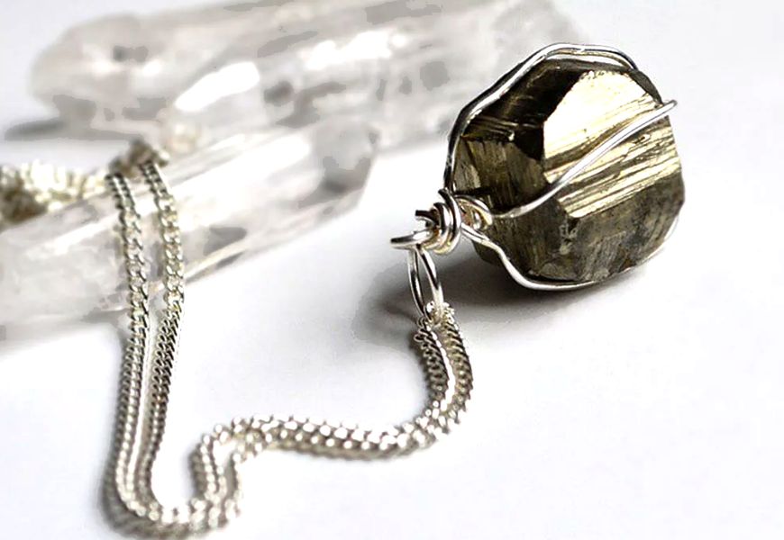 Pyrite amulet