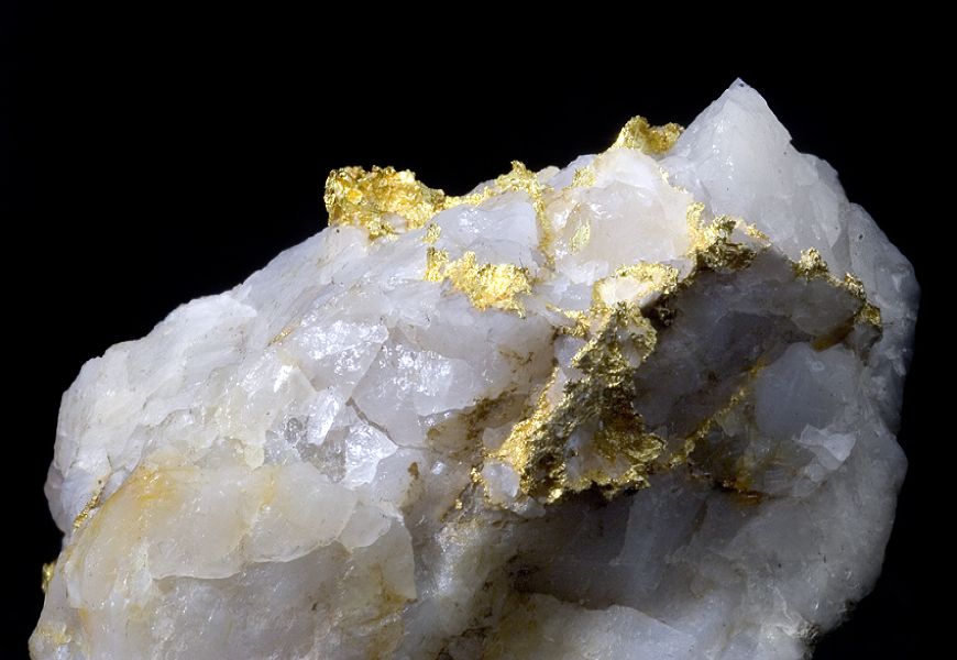 Sulfides are companions of gold.