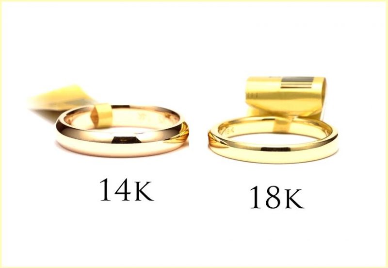 Gold 14 karat: what is its carat, what does 14k mean, how to convert it ...