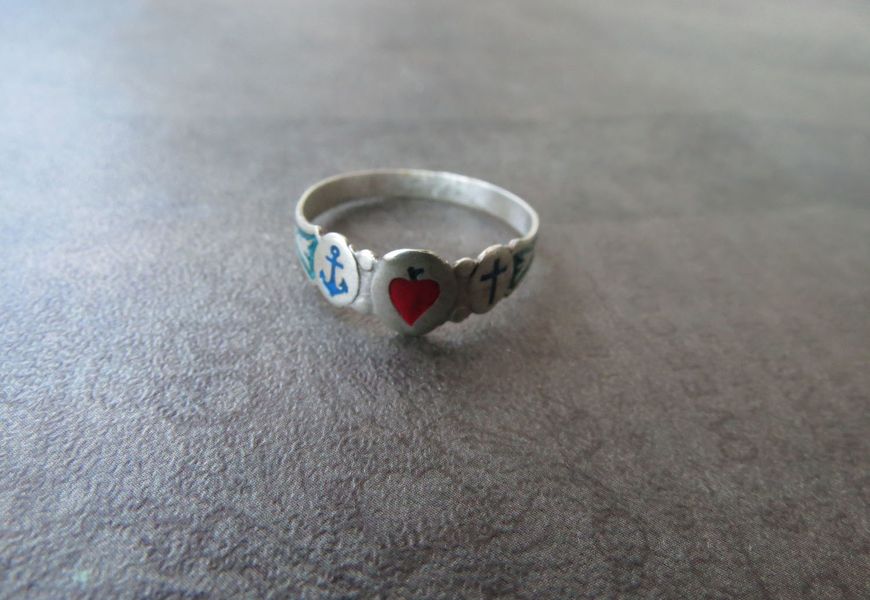 Старинное кольцо серебряное
