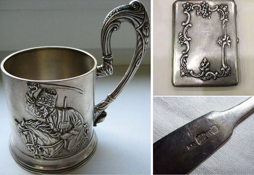 Antique silverware of 84th sterling silver