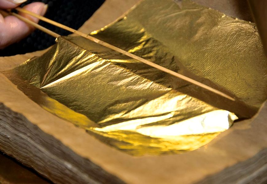 The cost of gold leaf