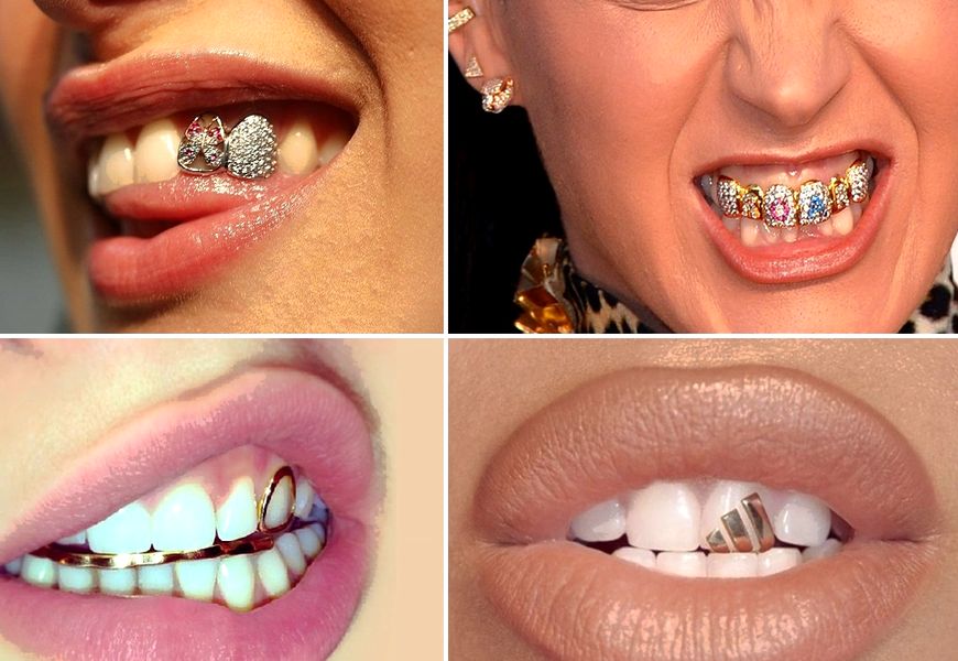 Bijoux de dents de gril